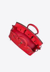 Birkin 25 in Rouge de Coeur Togo with Palladium Hardware