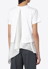 Sacai Layered Crewneck T-shirt White 25-08181CO/R_SACAI-178