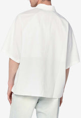 New Amsterdam Surf Association Boxy Buttoned Shirt White 2501024001PL/Q_NEWA-WHT