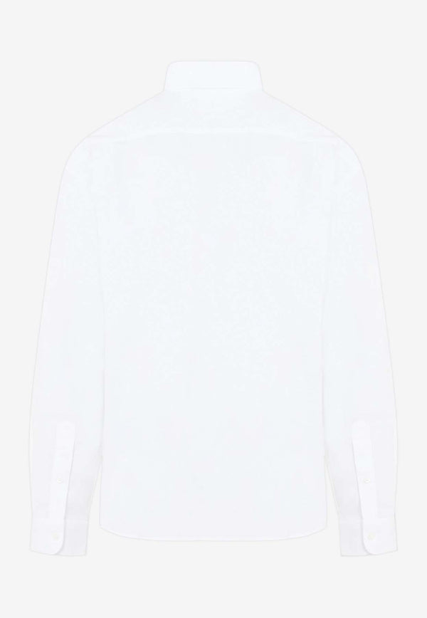 Abstract-Print Long-Sleeved Shirt