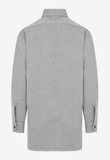 قميص طويل الأكمام بشعار الدرزات الأربع