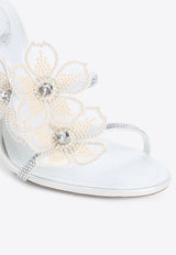 Flower 105 Leather Sandals
