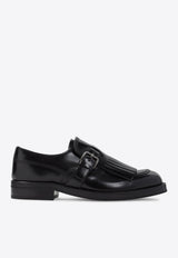 Piper Buckled Leather Loafers