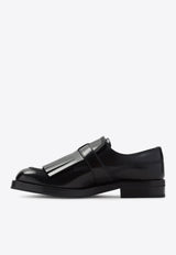 Piper Buckled Leather Loafers