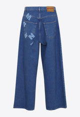 Logo Lettering Jeans