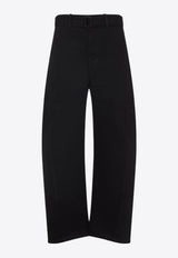 Twisted Belted Cotton Pants