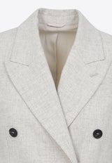 Double Breasted Wool Blazer