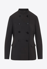 Double-Breasted Virgin Wool Coat
