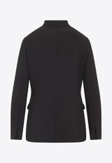 Double-Breasted Virgin Wool Coat