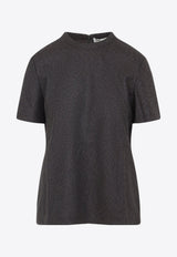 Crewneck Zipped T-shirt