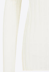 Wool-Blend High-Neck Sweater