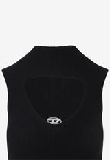 M-oloni Ribbed Knit Mini Dress