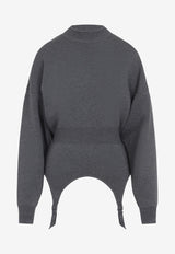 Lingerie Garter Pullover Sweater