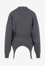 Lingerie Garter Pullover Sweater