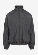 Checked Tracksuit Jacket