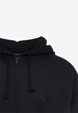 Brushed Terry Zip Hooded Sweatshirt