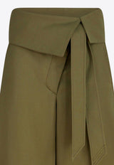 The Attico Straight-Leg Tailored Pants Green 251WCP00272WWW065A_ATTIC-081