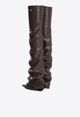 The Attico Robin 95 Over-the-Knee Boots Brown 251WSH00872PUR003AA_064