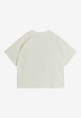 Mini Rodini Boys Flundra Print T-shirt White 2522012911CO/Q_MIRO-OW