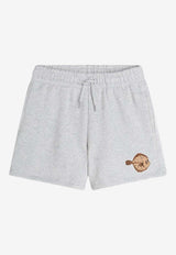 Mini Rodini Boys Flundra Print Shorts Gray 2523011694CO/Q_MIRO-GM
