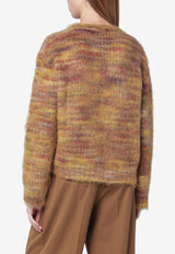 Roberto Collina Wool and Mohair Crewneck Sweater Multicolor 253F38001WO/R_ROBER-F3843