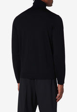 Roberto Collina Turtleneck Wool Sweater Black 253M01003WO/R_ROBER-M0109