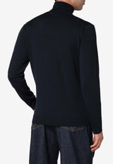 Roberto Collina Turtleneck Wool Sweater Navy 253M01003WO/R_ROBER-M0110