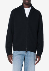 Roberto Collina High-Neck Zip-Up Cardigan Navy 253M02108WO/R_ROBER-M0210