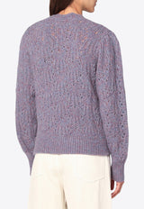 Isabel Marant Etoile Openwork Alpaca-Blend Sweater Multicolor 25APU0727FAC3L08E/R_ISAET-MUBU