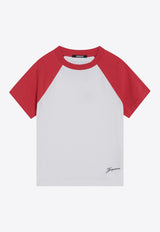 Jacquemus The Baseball Logo T-shirt Red 25E251JS2052031/Q_JACQM-040