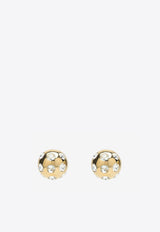 Jacquemus Les Boucles Salon Embellished Earrings Gold 25E251JW7365101/Q_JACQM-283