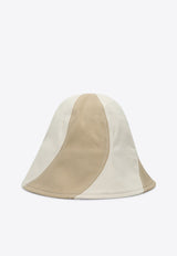 Jacquemus Striped Canvas Bob Hat Beige 25E255AC7145012/Q_JACQM-15C