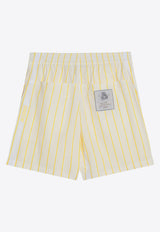 Jacquemus Aloe Striped Shorts Yellow 25E255PA1381691/Q_JACQM-2CB