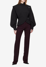 Mugler Tailored Buckle-Fastening Jacket
Black 25F1MA0197190_BLACK