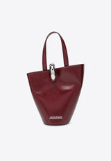 Jacquemus Small Bambola Leather Shoulder Bag Burgundy 25HBAW00389AC20C01/R_JACQM-490