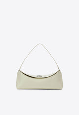 Jacquemus Ovalo Leather Clutch Bag Butter 25HBAW00438AC18A01/R_JACQM-220
