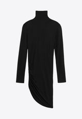 Jacquemus Spallina Draped Mini Dress Black 25HDRW00710AJ00234_JACQM-990