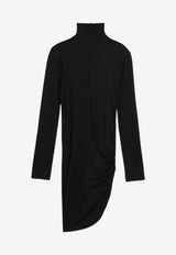 Jacquemus Spallina Draped Mini Dress Black 25HDRW00710AJ00234_JACQM-990