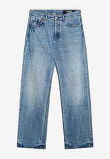 Jacquemus Straight-Leg Faded Jeans Blue 25HPAM00028AD00038/R_JACQM-33C