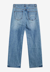 Jacquemus Straight-Leg Faded Jeans Blue 25HPAM00028AD00038/R_JACQM-33C