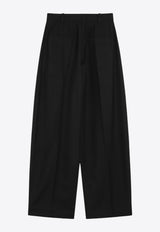 Jacquemus Pleated Wool Pants Black 25HPAW00615AW00705/R_JACQM-990