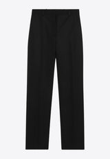 Jacquemus Straight-Leg Wool Tailored Pants Black 25HPAW00622AW00637/R_JACQM-990
