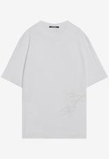 Jacquemus J Embroidered T-shirt White 25HTSM00566AJ00068/R_JACQM-100