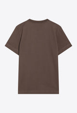 Jacquemus Gros Grain Crewneck T-shirt Brown 25HTSW00550AJ00029/R_JACQM-880