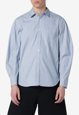 Sacai Striped Long-Sleeved Shirt Light Blue 26-03934MCO/S_SACAI-458