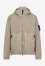 Logo Patch Zip-Up Jacket