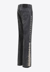 Studded Flared Jeans