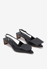 Low Duelo 40 Slingback Sandals in Nappa Leather