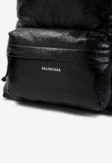 Explorer Nappa Leather Logo Backpack