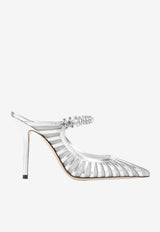 Bing 100 Crystal-Embellished Mules